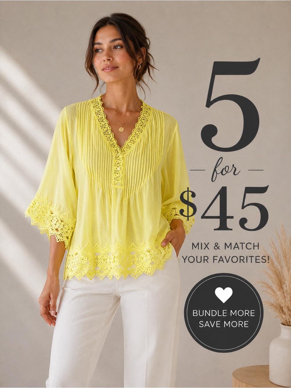 🎉5 for $45🎉  Chelsea & Theodore top blouse shirt size L